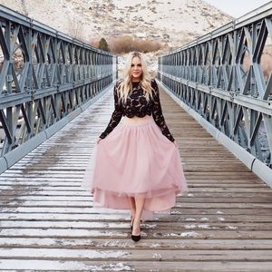 Blush Tulle Skirt from Francesca’s